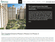 Tablet Screenshot of capitalgreensdlf.in